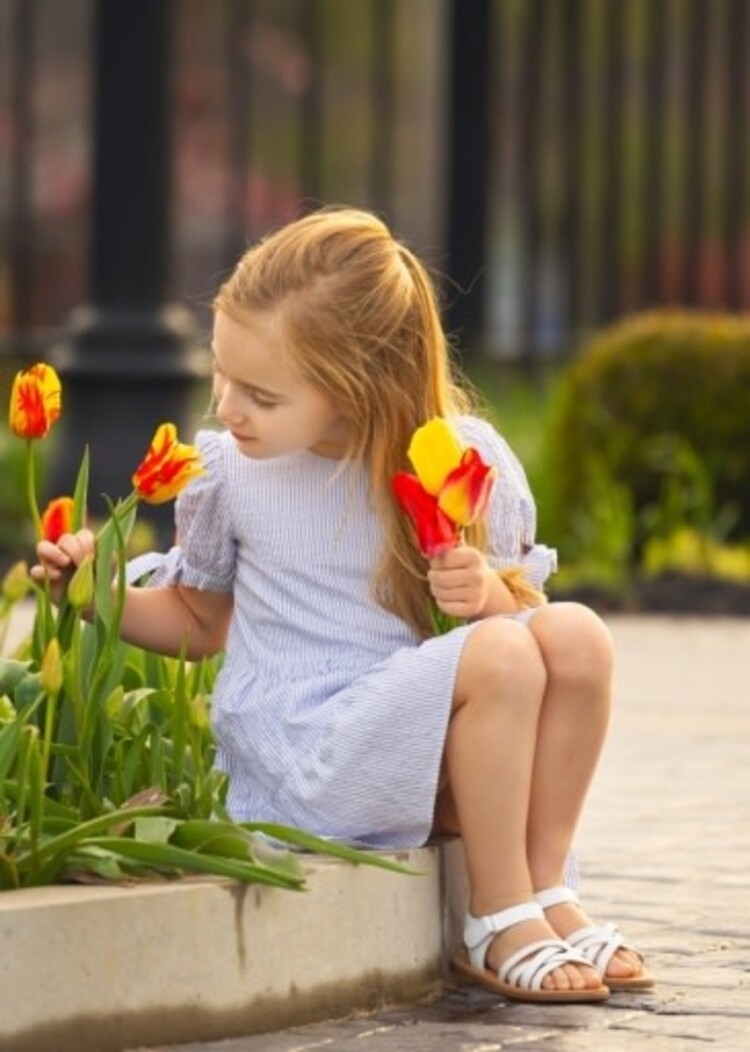 Mabel and Honey DARLING BLUEBELL DRESS