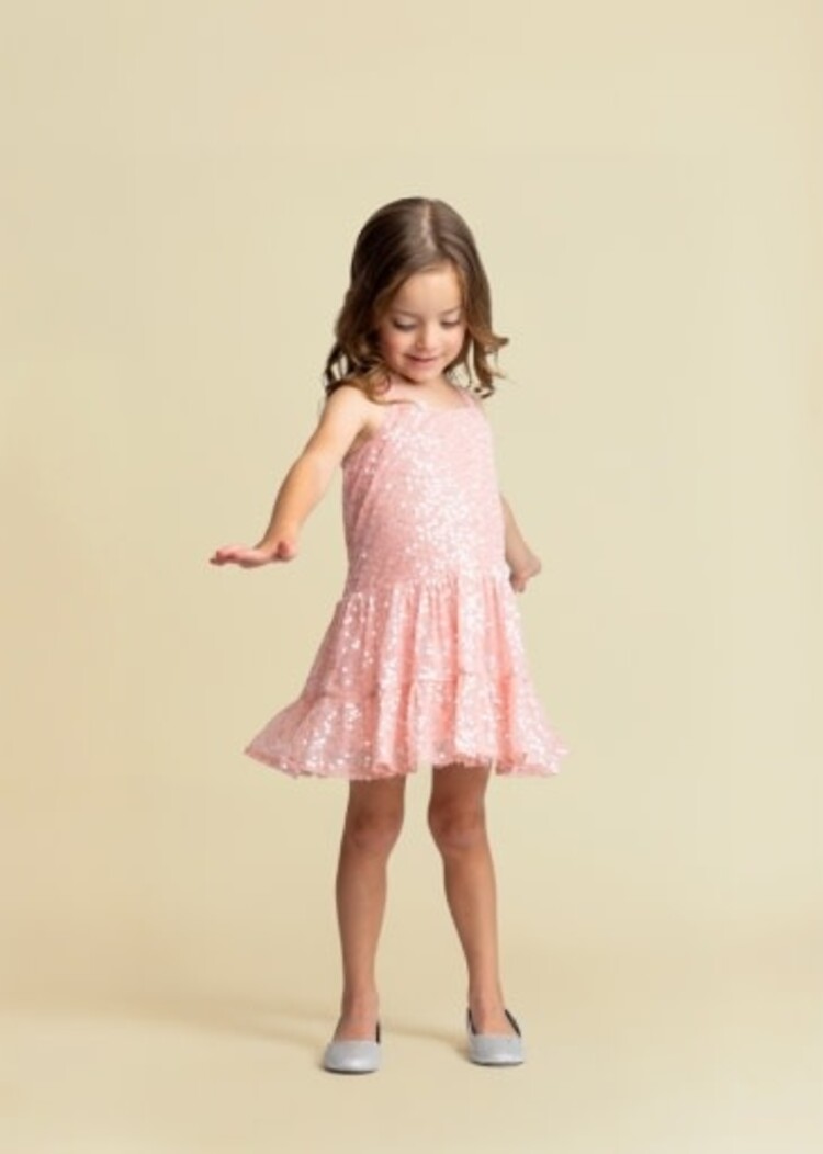 Mabel and Honey DAZZLE ME BLUSH DRESS