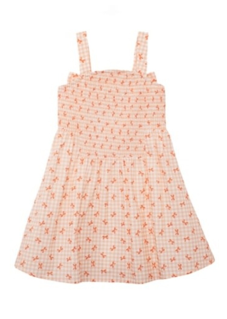 Mabel and Honey TANGERINE TWIRL DRESS