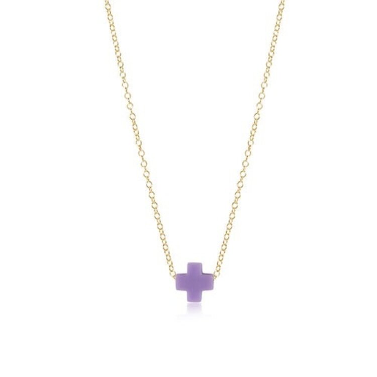 ENewton Signature Cross Necklace 16"