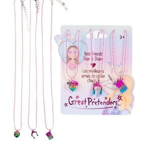 Great Pretenders Taylor's Bestie Squad Tear & Share Necklaces, 3pc