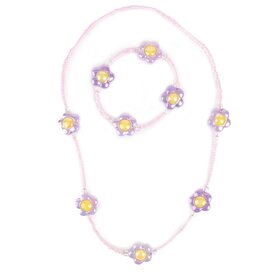 Great Pretenders Crazy for Daisies Necklace & Bracelet Set, 2pc