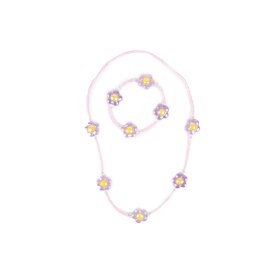 Great Pretenders Crazy for Daisies Necklace & Bracelet Set, 2pc