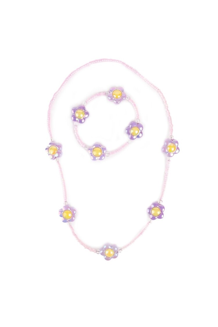 Great Pretenders Crazy for Daisies Necklace & Bracelet Set, 2pc
