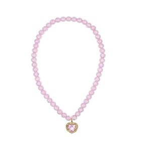 Great Pretenders Pink Pearl Heart Necklace