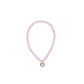 Great Pretenders Pink Pearl Heart Necklace