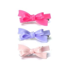 Lilies & Roses Bows Hair Clips