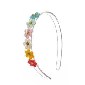 Lilies & Roses Daisies Pearlized Headband