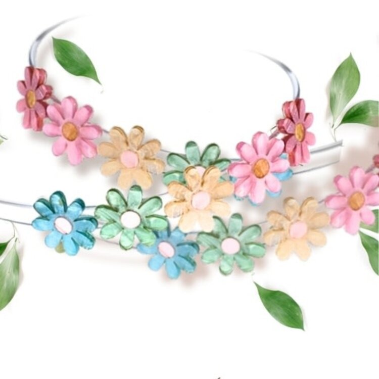 Lilies & Roses Daisy Flower Pastel Headband