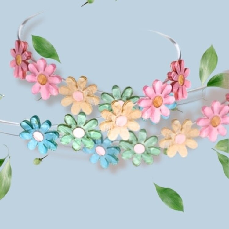 Lilies & Roses Daisy Flower Pastel Headband