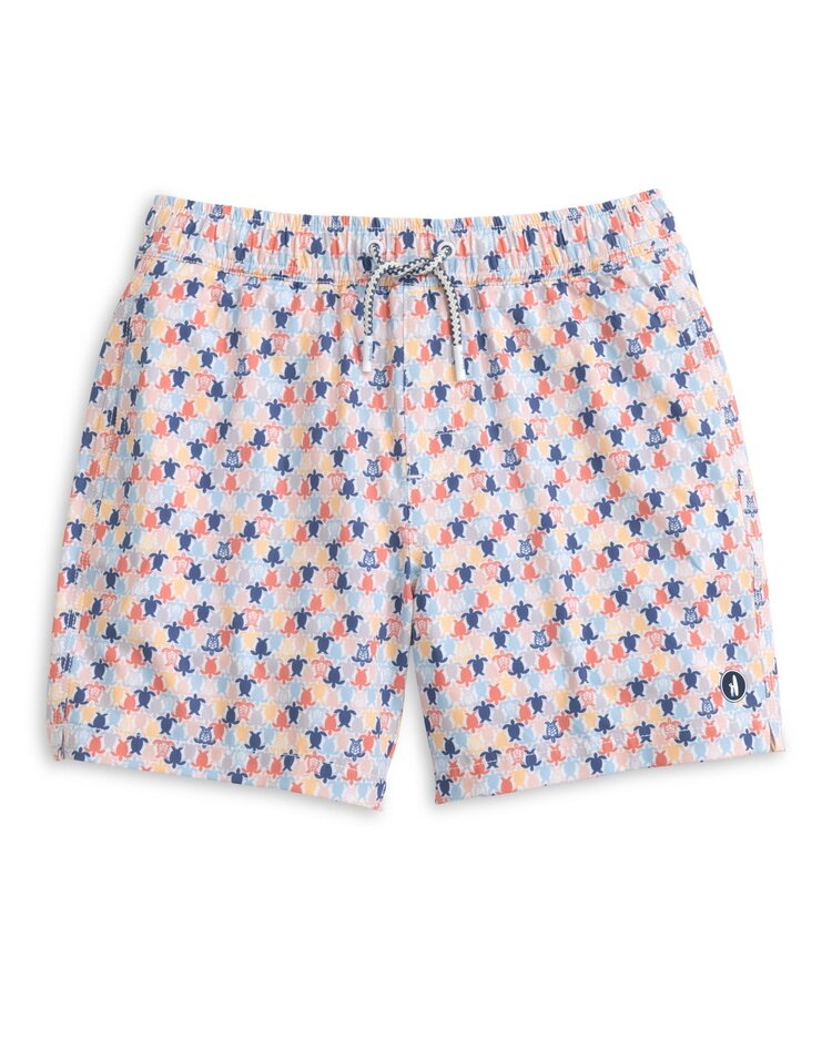 Johnnie-O Turtle Shelly Swim Trunks