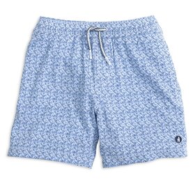 Johnnie-O Navy Barcelona Swim Trunks