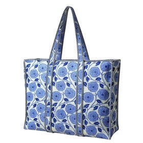 Mini Quilted Tote Bag Floral