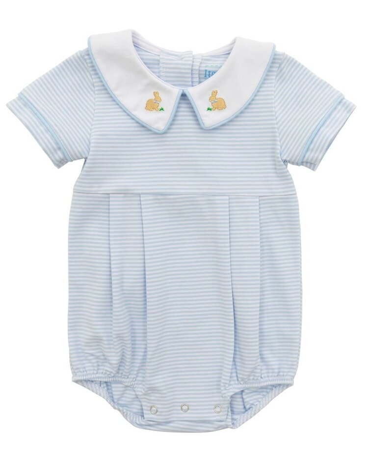 Itsy Bitsy Blue Stripe Bunny Bubble