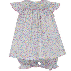 Petit Bebe Chloe Floral Angel Wing Bloomer Set