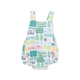 Angel Dear Patchwork Farm Sunsuit