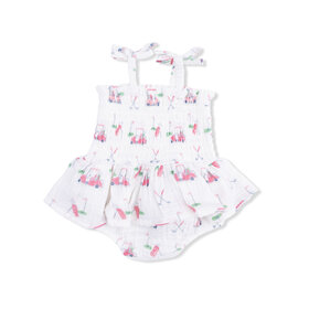 Angel Dear Pink Baby Golf Carts Skirted Bubble