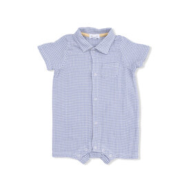 Angel Dear Blue Gingham Polo Shortie