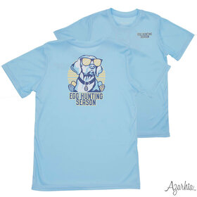 Azarhia Light Blue Egg Hunting Season Drifit T-Shirt