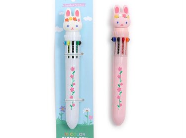 Two's Company Easter Bunny 10 Color Pen
