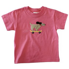 Luigi Kids Skate Boarding Dog Shirt