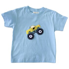 Luigi Kids Blue Monster Truck Shirt