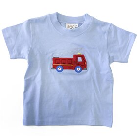 Luigi Kids Blue Firetruck Shirt