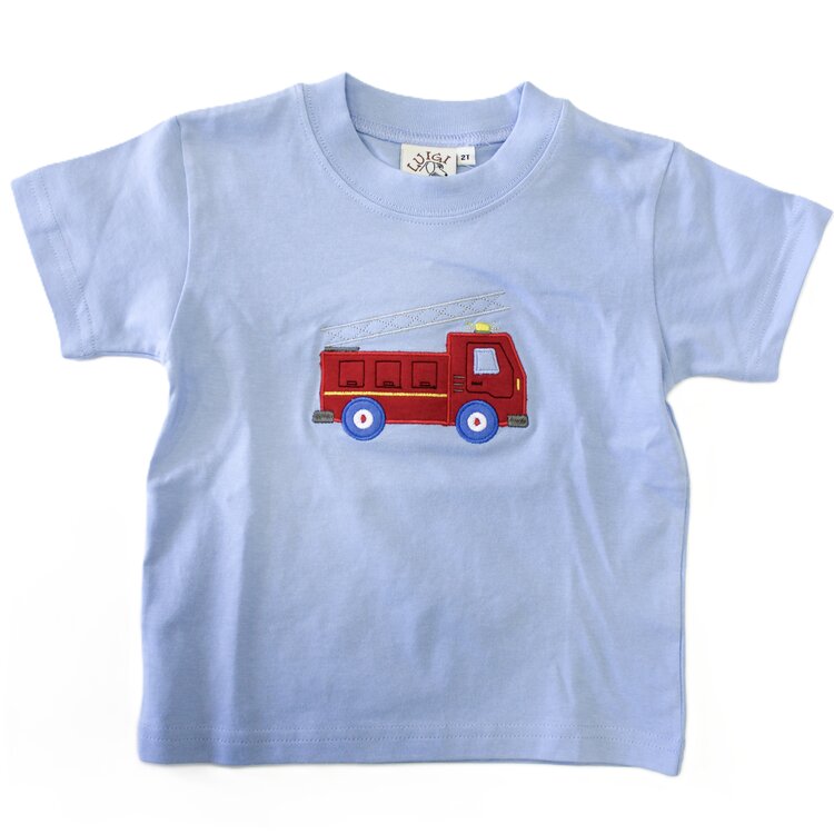 Luigi Kids Blue Firetruck Shirt
