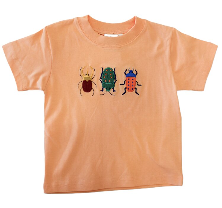 Luigi Kids Three Beatles Orange Shirt