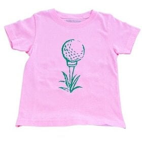 Mustard & Ketchup Light Pink Golf Tee T-Shirt