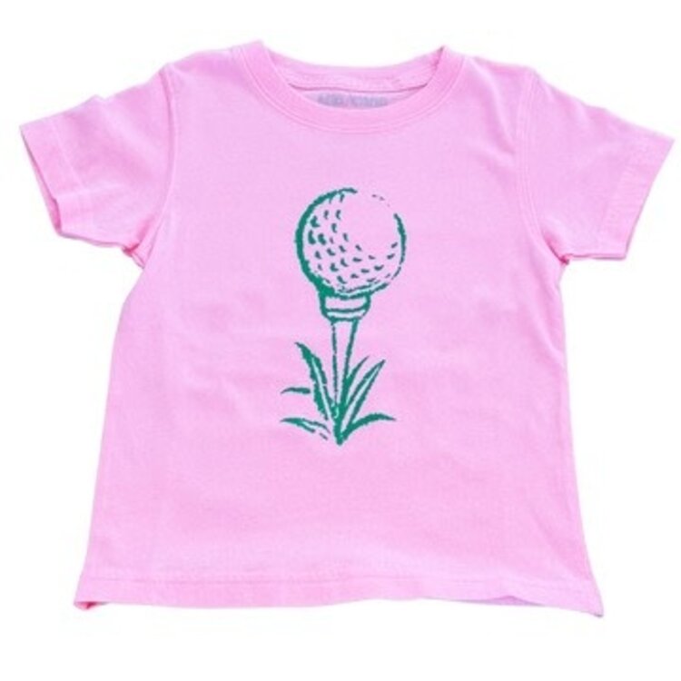 Mustard & Ketchup Light Pink Golf Tee T-Shirt
