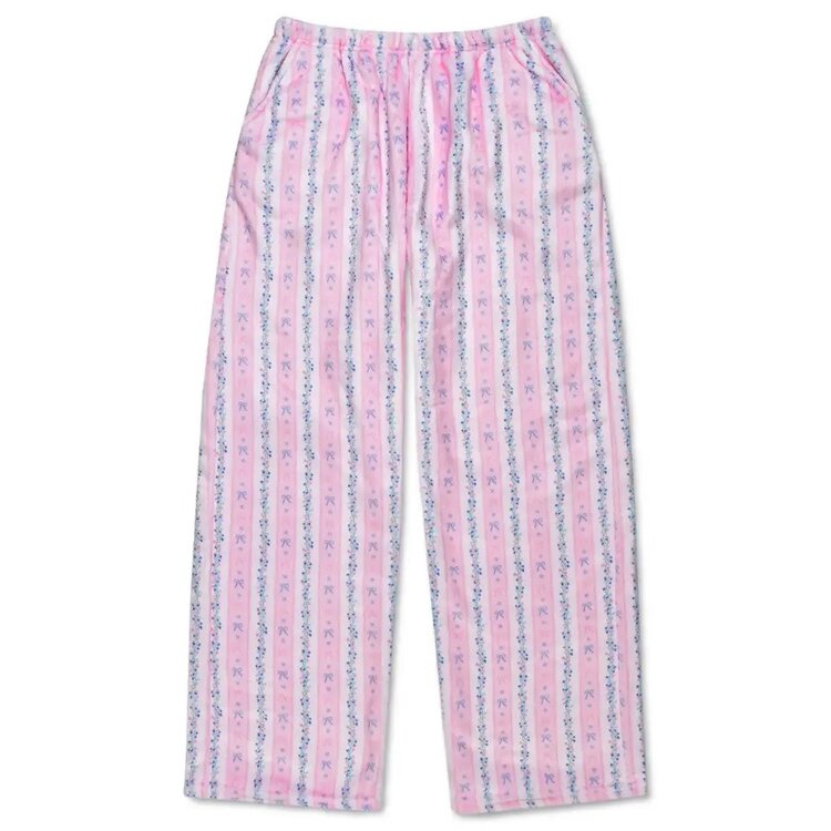 Iscream Floral Stripes Plush Pants