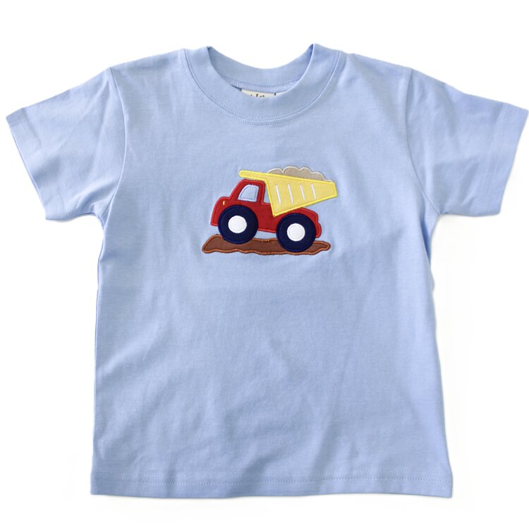 Luigi Kids Blue Dump Truck Shirt