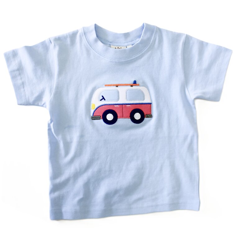Luigi Kids Blue Van W/Surfboard Shirt