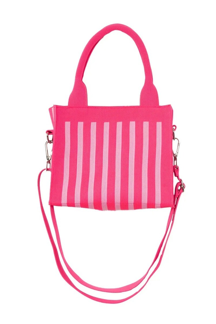 Katydid Striped Structured Mini Tote