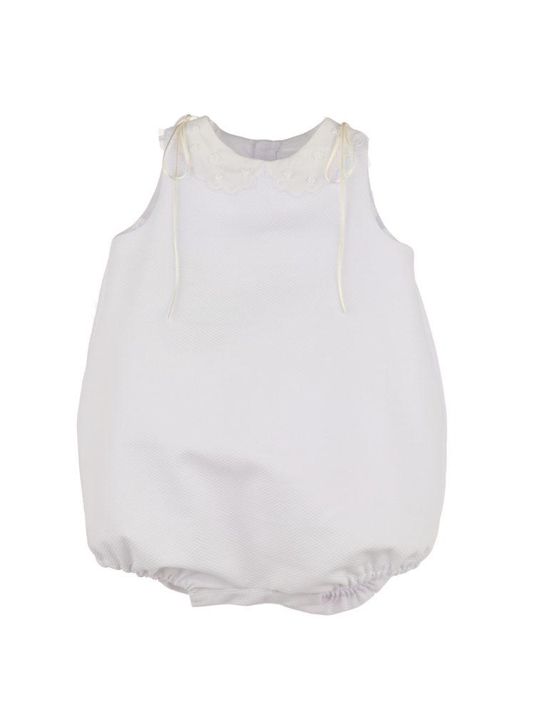 Luli&Me Pink Pique Collared Bubble