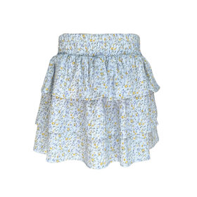 Pleat Blue Ditsy Abby Skort