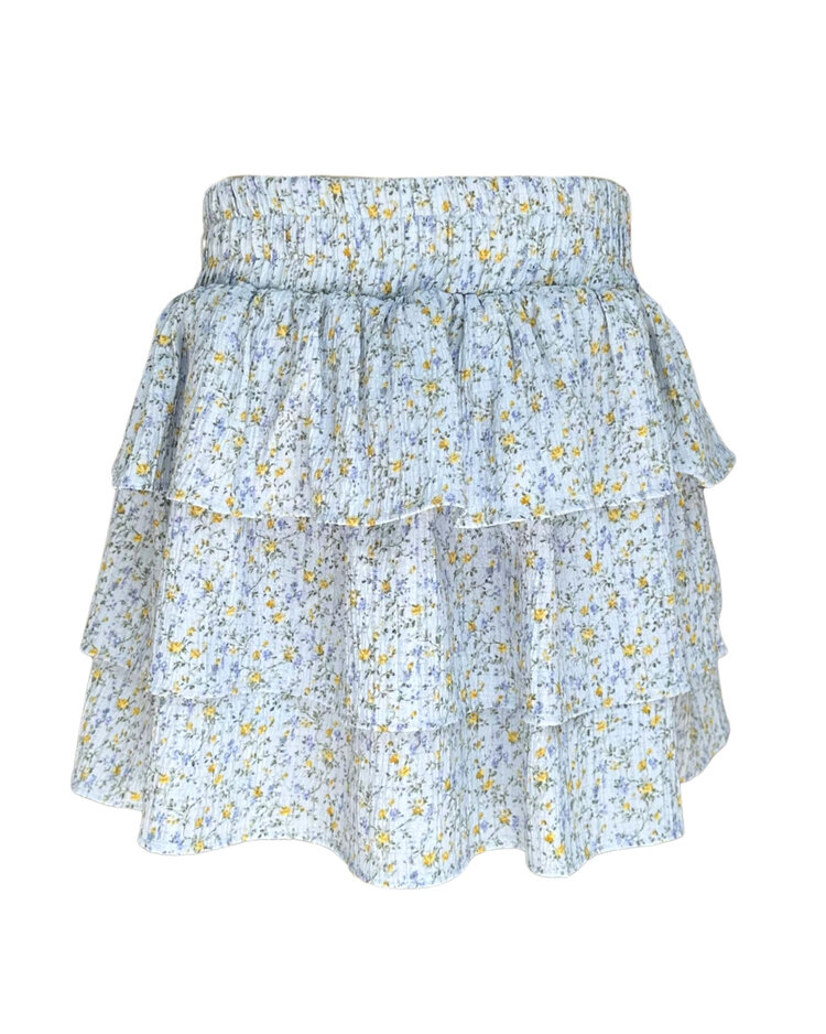 Pleat Blue Ditsy Abby Skort
