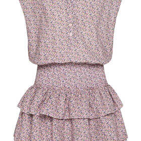 Pleat Drew Dress Petals