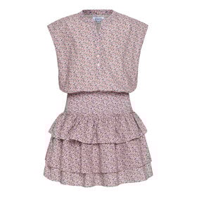 Pleat Drew Dress Petals