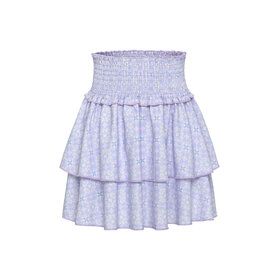 Pleat Periwinkle Scottie Skirt