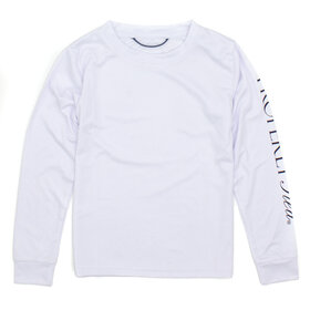 Properly Tied White Tidal Rashguard