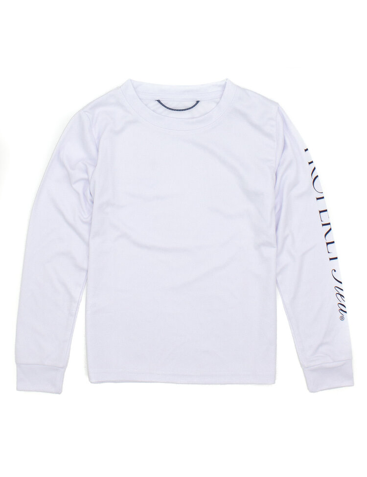 Properly Tied White Tidal Rashguard