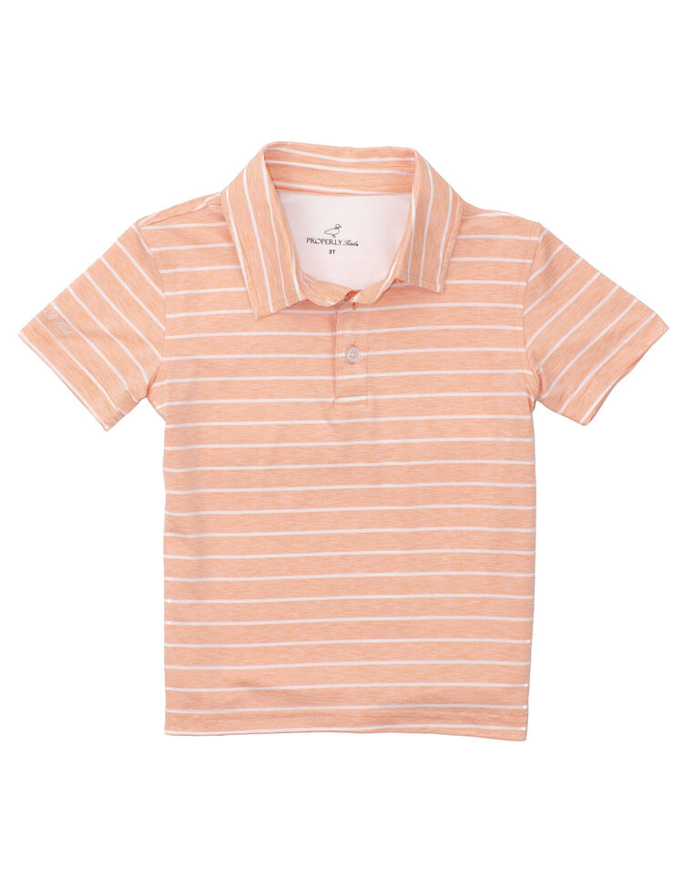Properly Tied Creamsicle Starboard Polo