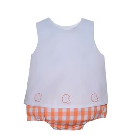 Remember Nguyen Orange/White Diaper Set