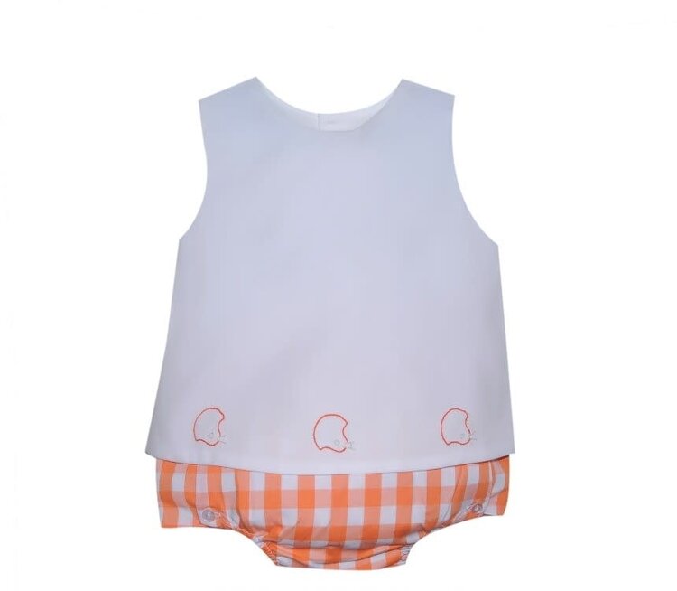 Remember Nguyen Orange/White Diaper Set