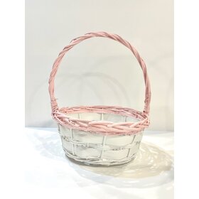 Pink & White Easter Basket