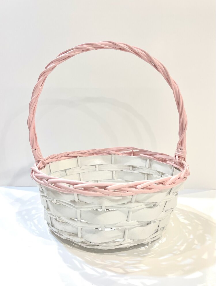 Pink & White Easter Basket