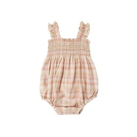 Rylee + Cru Inc. JULIA ROMPER SUMMER PLAID