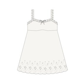 Rylee + Cru Inc. TEEN IDA MINI DRESS IVORY